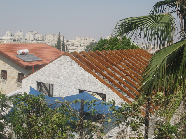 Exterior View of IsraHome Israel Roof Construction